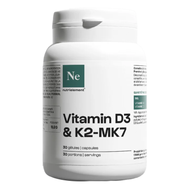 Vitamines D3 + K2-MK7 (30...