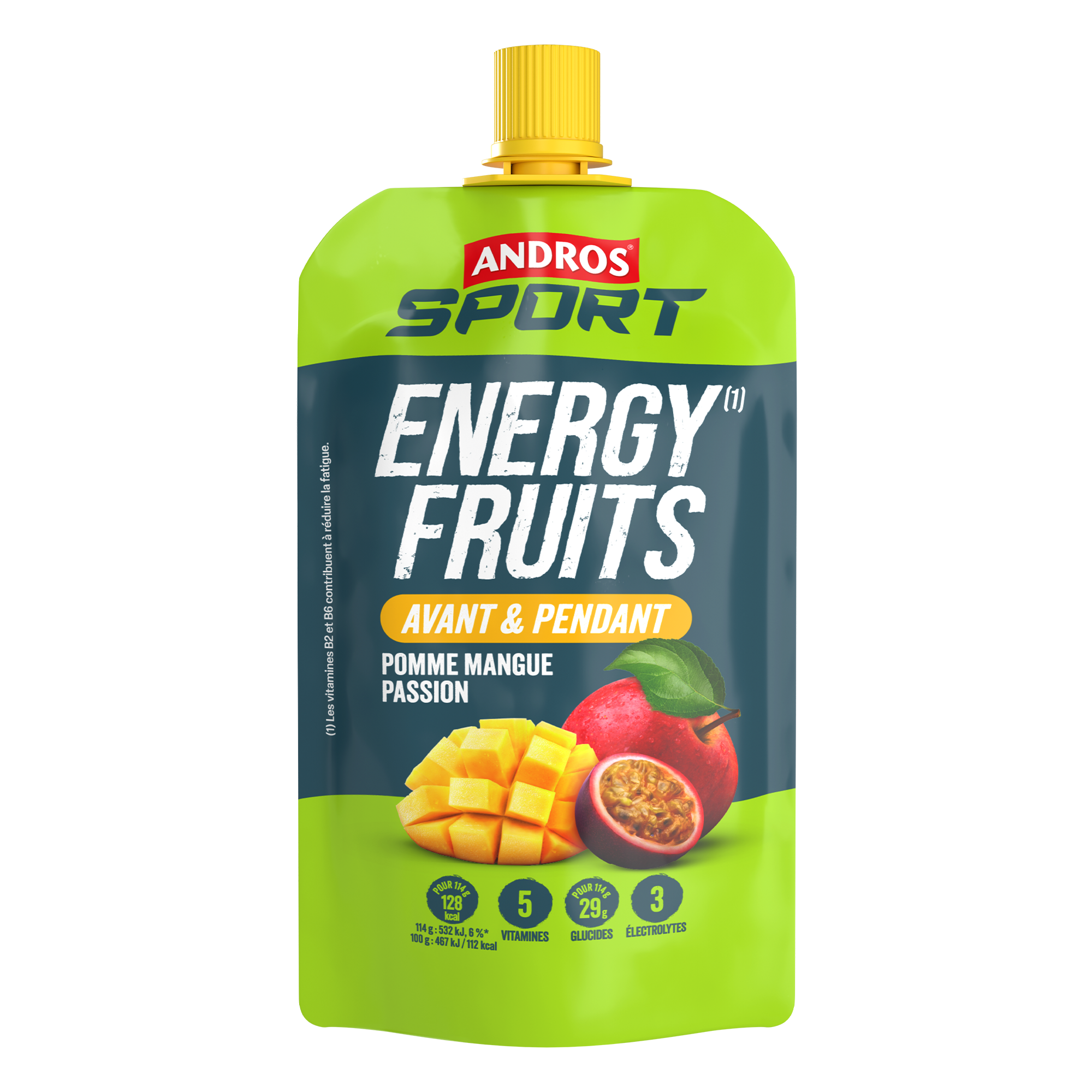 Andros Sport Unisex Energy Fruits (114G)