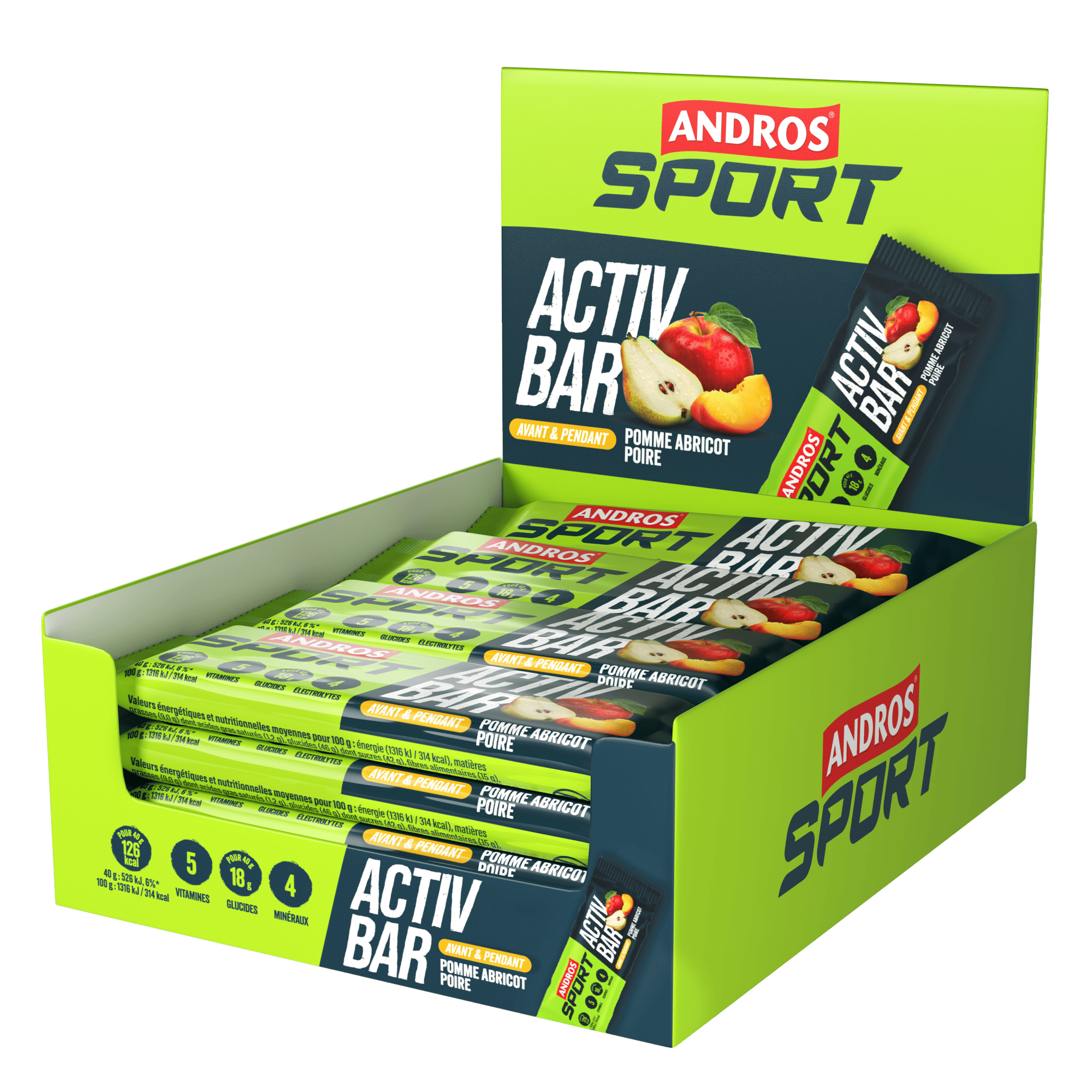 Barres énergétiques (16x40g)
