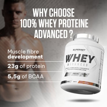 100% WHEY PROTEINE ADVANCED...