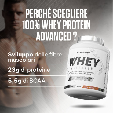 100% WHEY PROTEINE ADVANCED...