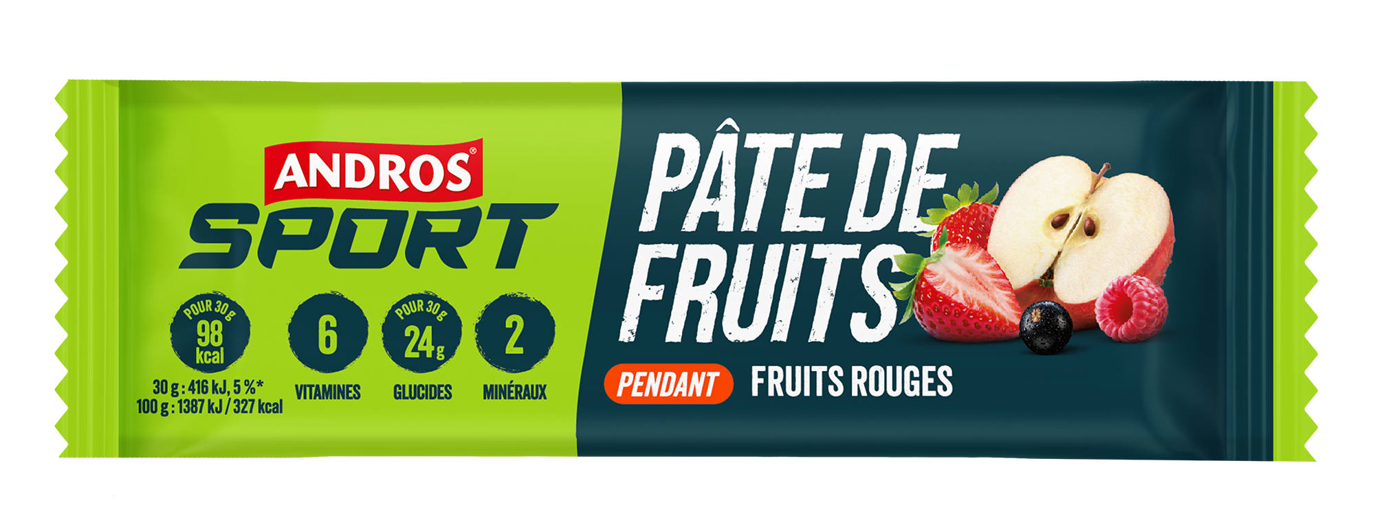 Andros Sport Unisex Pâte De Fruit (30G)