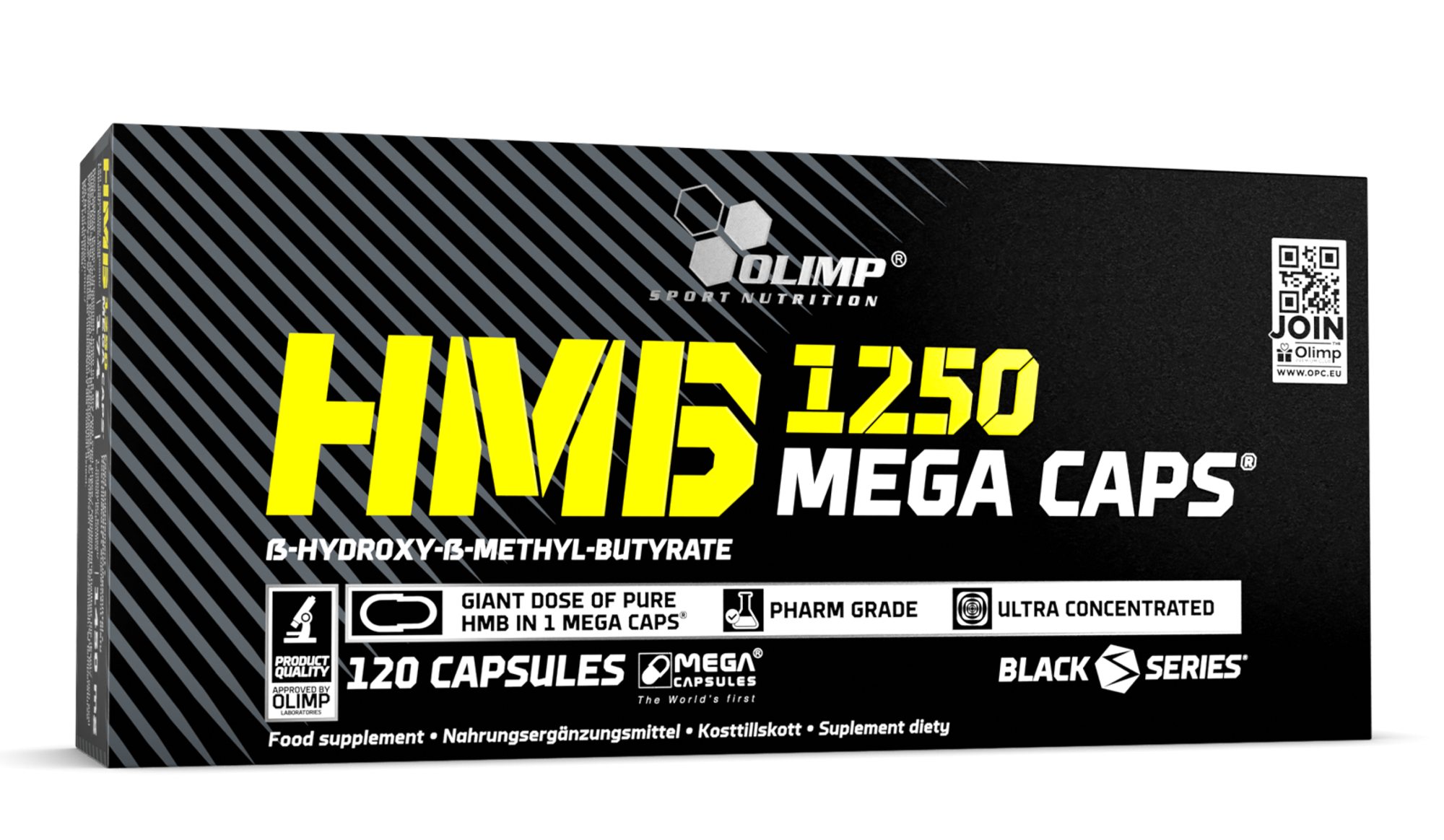 Olimp Sport Nutrition Unisex Hmb Mega Caps 1250 (120 Caps)