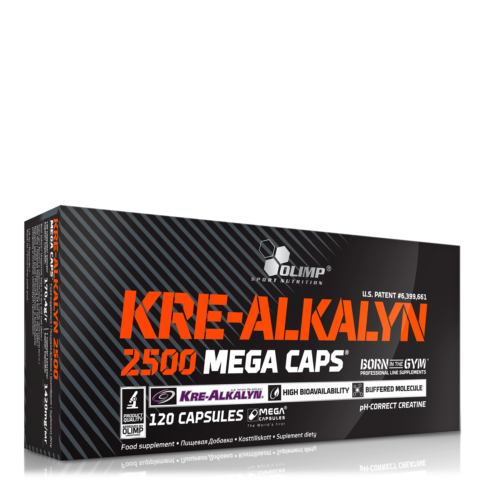 Olimp Sport Nutrition Unisex Kre-Alkalyn 2500 Mega Caps (120 Caps)