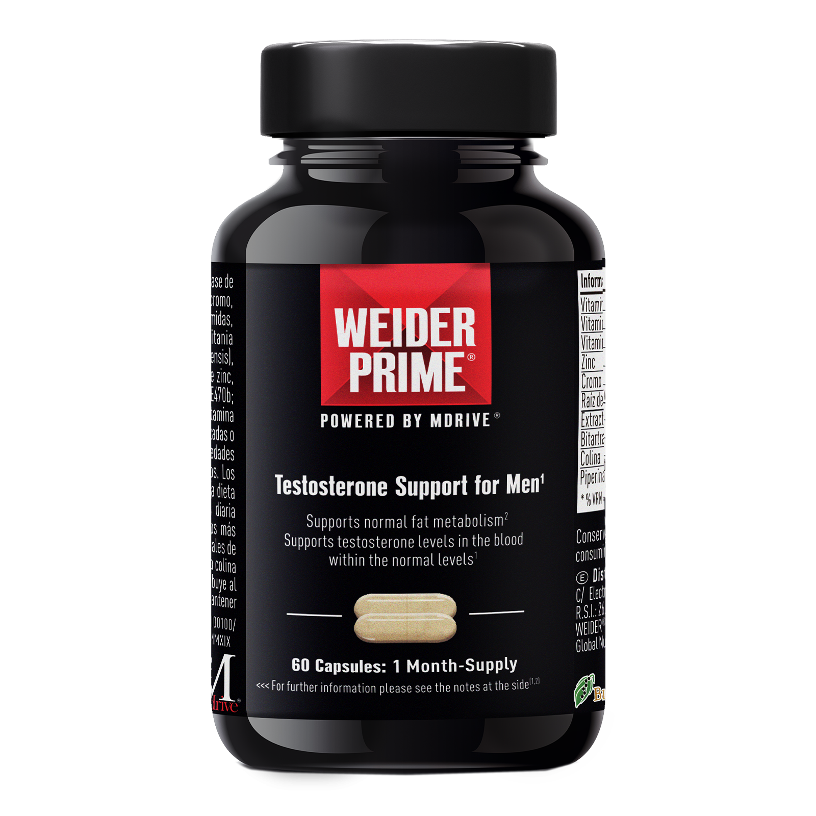 Weider Prime 60Caps Taille 12 - Image 2