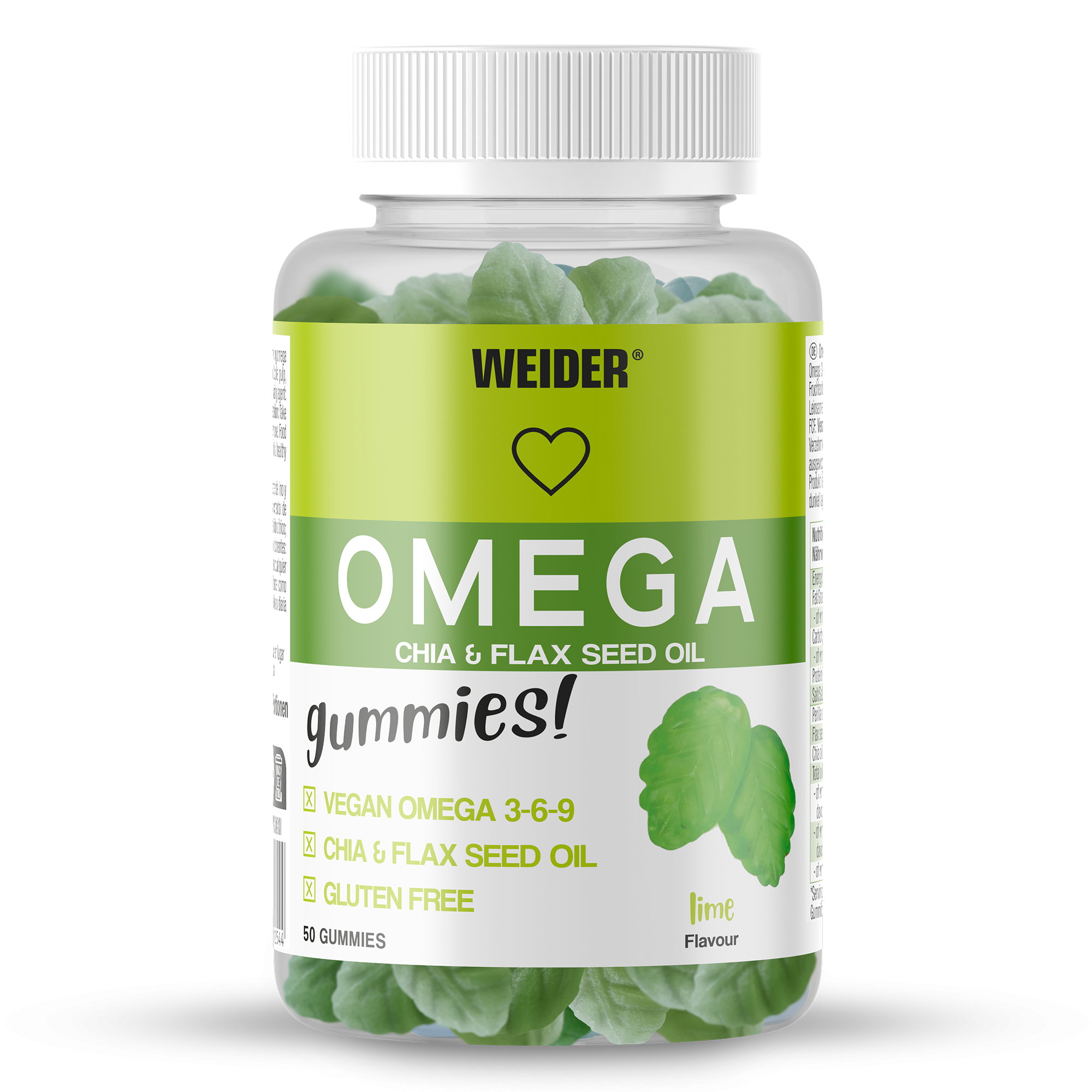 Weider Vert - Gommes Oméga, Citron - 50 Gommes - Image 3