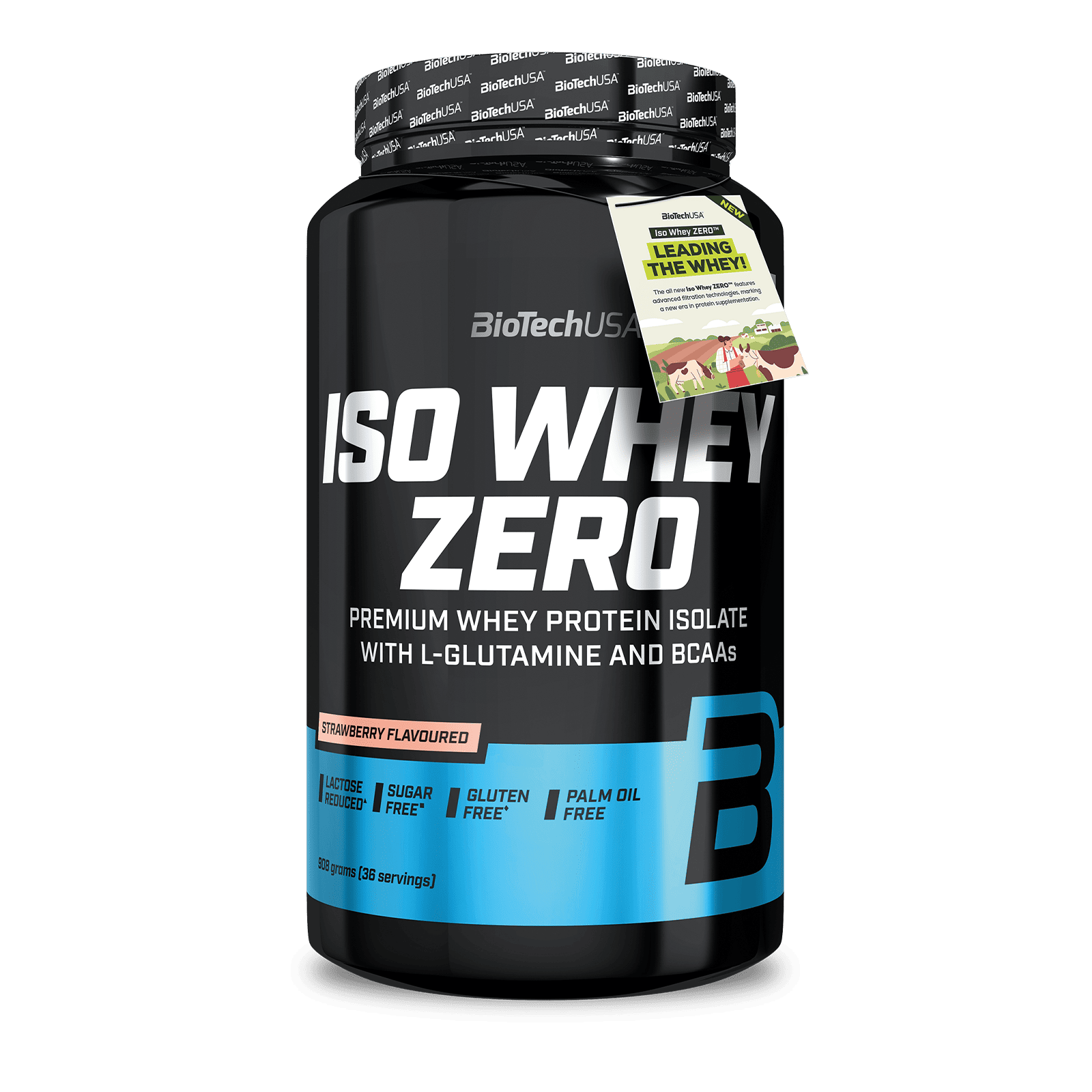 Biotech Usa Iso Whey Zero Fraise 908G - Image 2