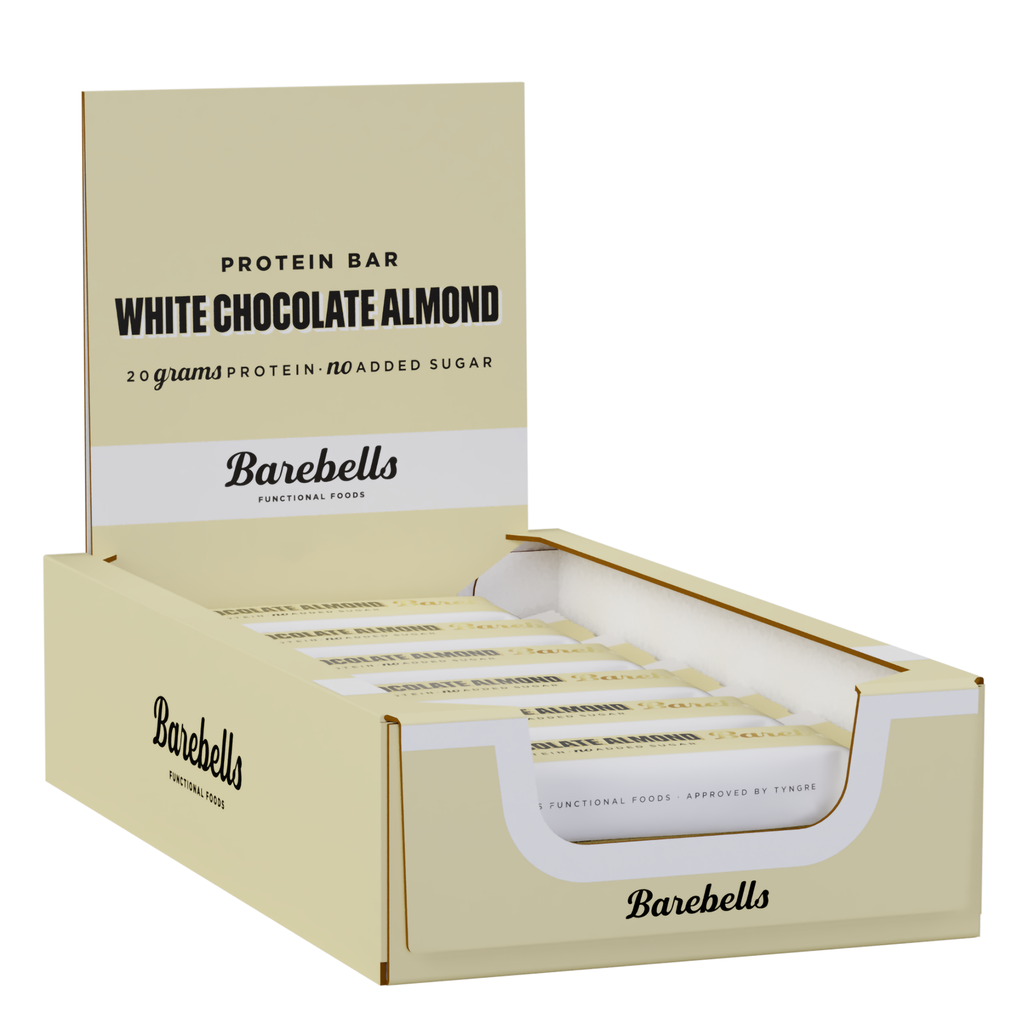 Barebells Blanc Protein Bar Chocolat Amande (12 X 55 G) - Image 4