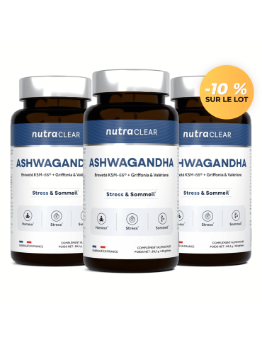 Ashwagandha KSM-66®+ - Cure 3 mois