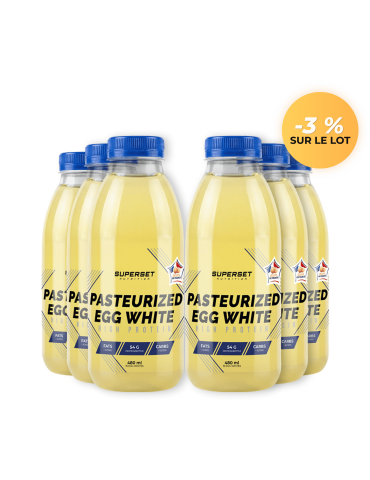 Blancs d'oeufs pasteurisés (6x480ml)
