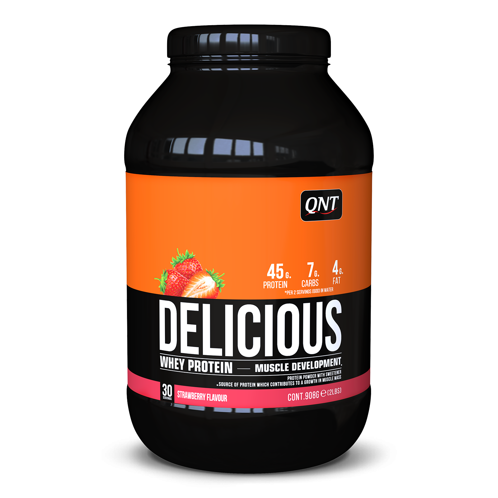 Qnt Unisex Delicious Whey Protein Powder (908G)