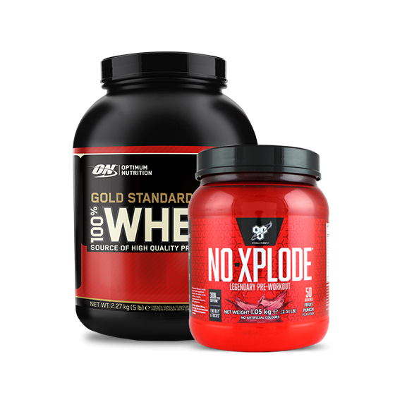 PACK WHEY GOLD 2.27KG + NO XPLODE