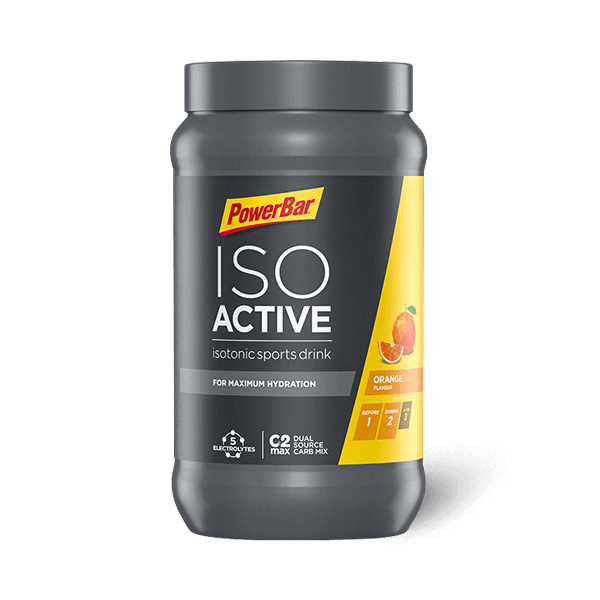 Boisson Isotonique PowerBar Isoactive Orange En Poudre - 600 G, Neuf Sous Emballage