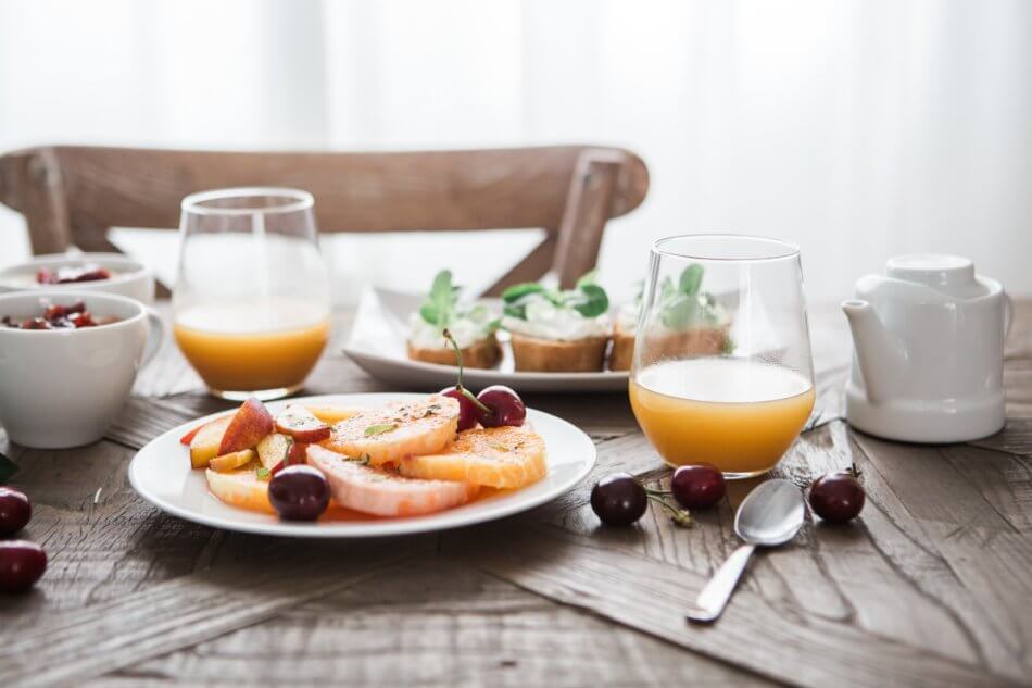 Un petit déjeuner diet