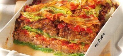 lasagnes de chou frisé