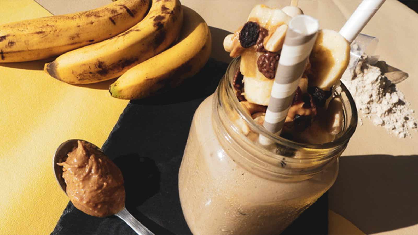 Recette smoothie banane peanut butter