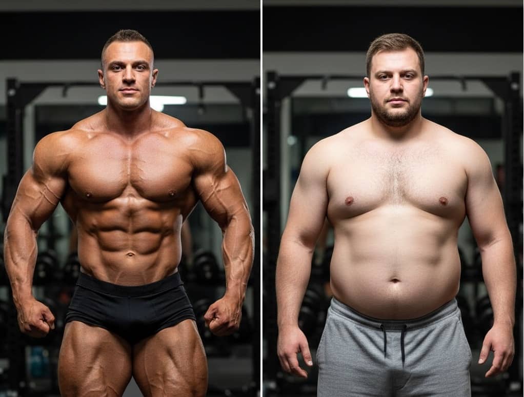 prise de masse en muscle VS gras