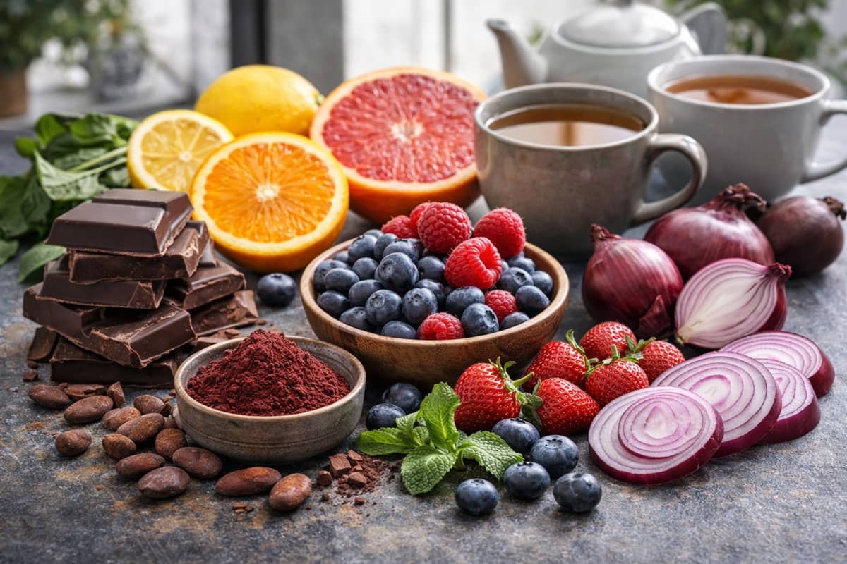 Aliments riches en flavonoïdes
